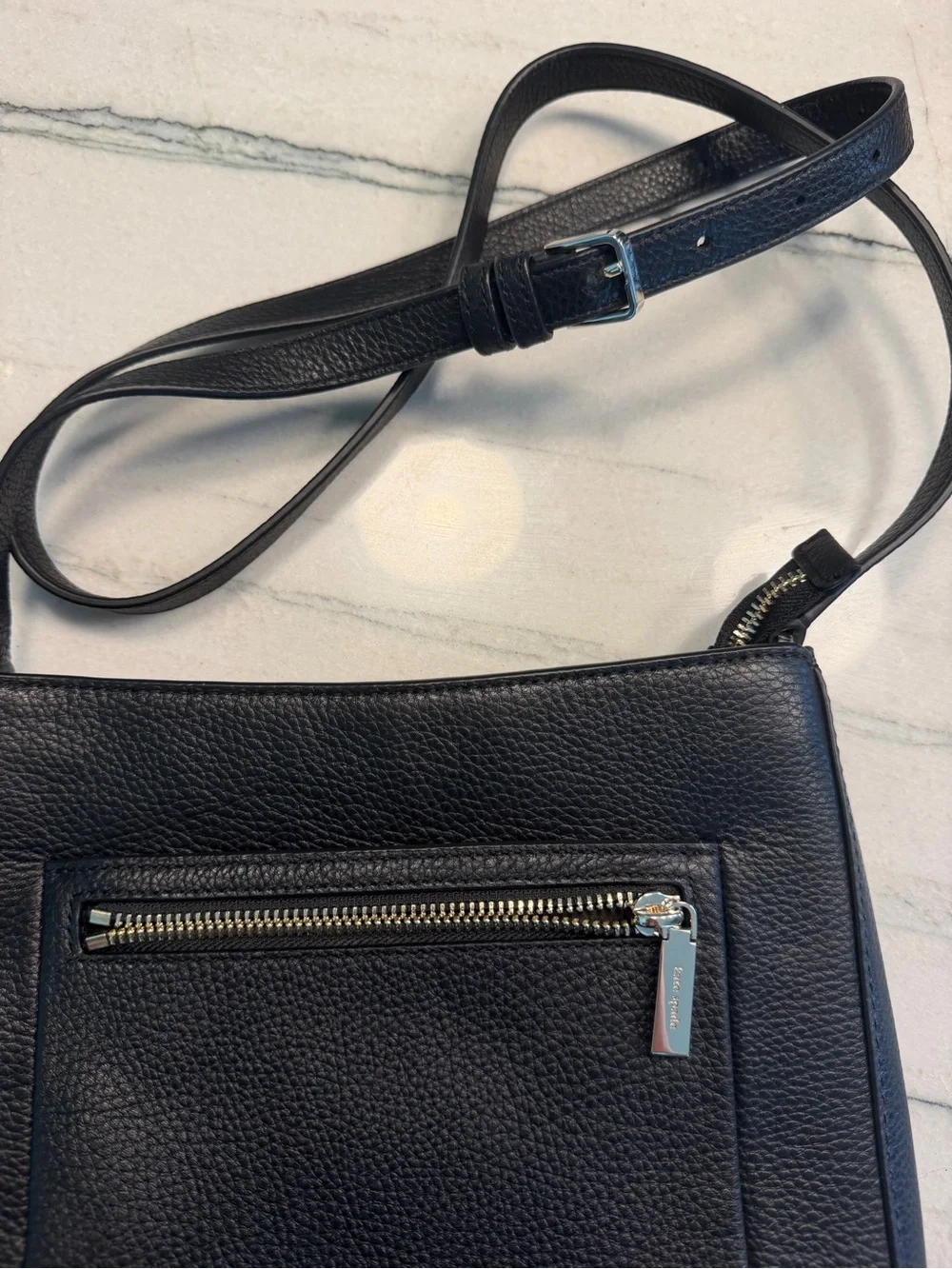 Kate Spade Black Pebbled Leather Crossbody bag